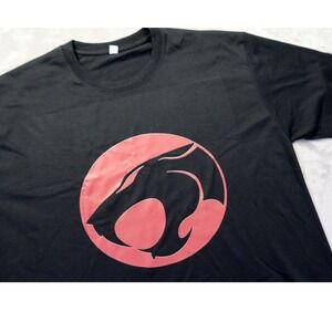 Thunder Cats Logo T-Shirt Men's Size 2XL‎ Black New w/o Tags 80's Retro